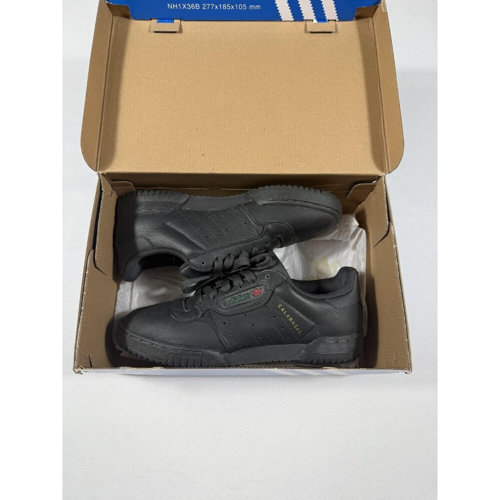 Adidas Yeezy Powerphase Shoes Mens Size 4 Black Calabasas Sneakers CG6420